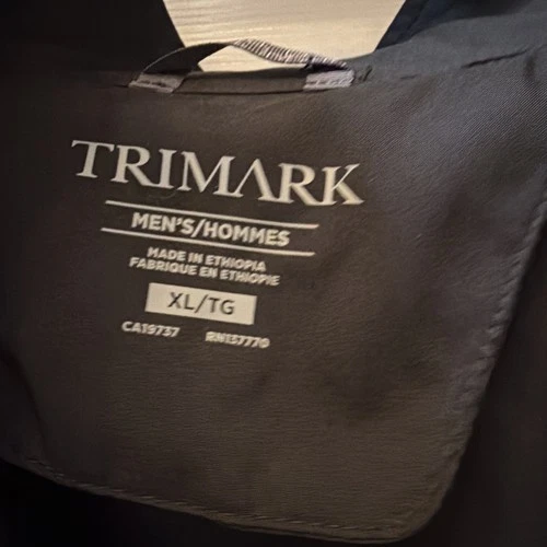 NWT Trimark Men XL Softshell Vest Black G.H. Charity Golf  Full Zip EST 1992 image 7