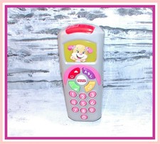FISHER PRICE LAUGH  LEARN PINK SIS REMOTE CONTROL w/ ELECTRONIC LIGHTS  SOUNDS
