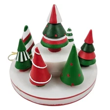 Yankee Candle Capper Our America Stay On Tops Christmas Trees Holiday NWT