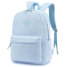 Corduroy Girls Backpack for School Women College Bookbags Travel Casual Backp...