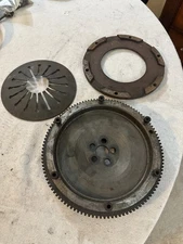 BMW AIRHEAD FLYWHEEL, CLUTCH SPRING, AND PRESSURE RING. No Reserve! R90S, R75,