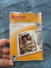 Kodak - Premium Photo Paper, 60 Sheets, 4x6 Gloss, 64LB 9mil NEW Sealed Package