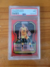 2021-22 Prizm WNBA Red Prizm #76 Candace Parker PSA 9 Mint 100/299