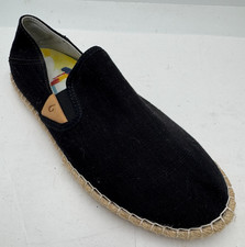 OluKai Kaula Pa'a Kapa Women's Sneakers Size 8 Black Espadrille Shoes 20449-LRLR