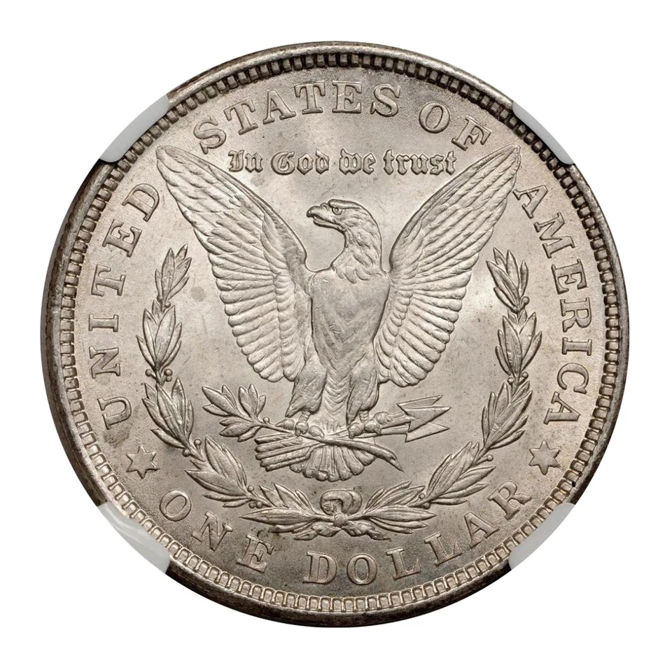 1921 Morgan Silver Dollar PCGS MS65 - Image 3 of 3