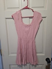 LoveShackFancy Maryanne Crystal Knit Mini Dress In PINK CHAMPAGNE, Small