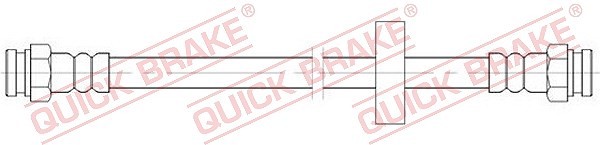 Quick Brake Bremsschlauch Hinterachse, Links, Rechts U.A. FüR Fiat, Opel-image