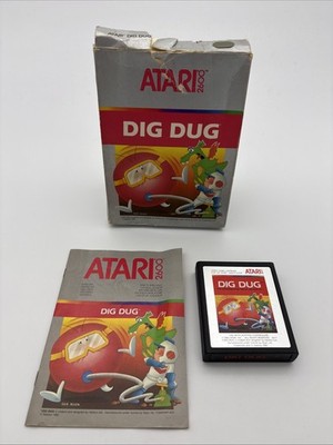 Atari 2600 Spiel -- Dig Dug  -- in NTSC funktioniert OVP BOX
