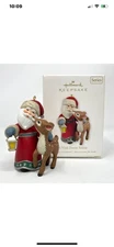 2010 Hallmark Keepsake Ornament A Visit From Santa Deer Fawn #2 in Series 