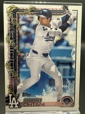 2025 Topps Holiday #H200 Shohei Ohtani Cookie Holiday Back SP - Dodgers