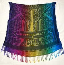 Deathpact Black Rainbow Pashmina Rave Dubstep Pre-owned