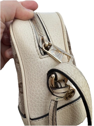 Gucci GG Canvas Bree Crossbody Camera Bag Preloved - Foto 6 di 18