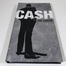 JOHNNY CASH THE LEGEND - 4 Disc CD Set With Book