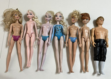 DISNEY NUDE FASHION DOLLS GREAT FOR REVAMPING 7 X DOLLS