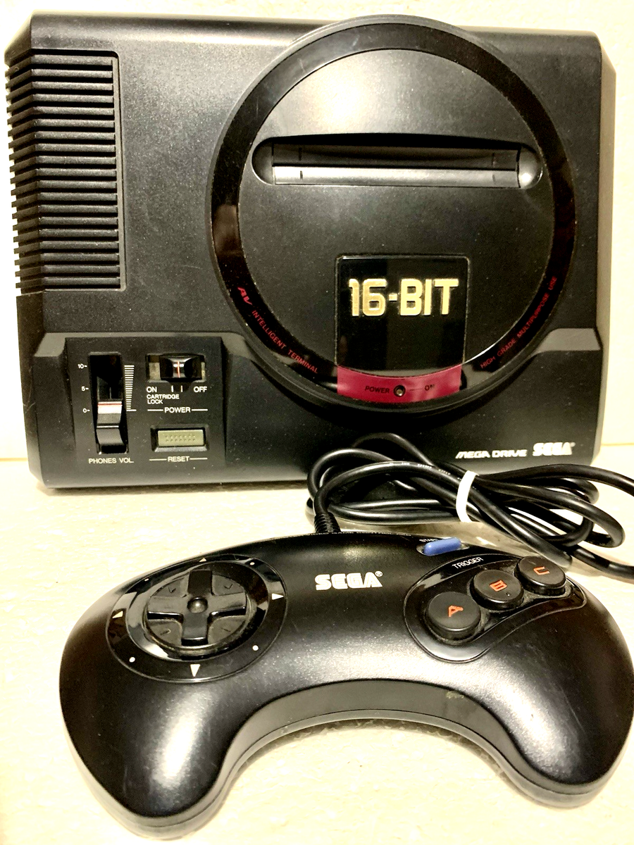 Sega Mega Drive Japan: vintage NTSC-J MD1 system & controller