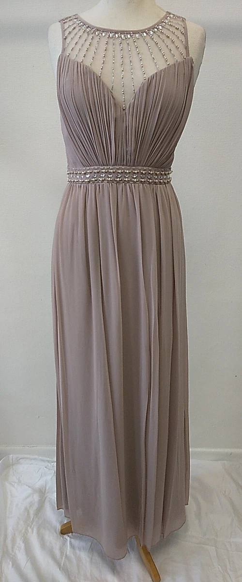 Beaded hotsell chiffon dress