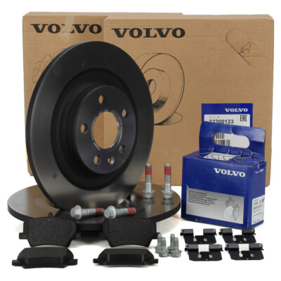 ORIGINAL Volvo Bremsscheiben Ø 302mm + Bremsbeläge XC40 (536) 16 Zoll hinten