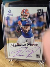 2022 LUMINANCE DAMEON PIERCE YEAR ONE PURPLE INK RC ON CARD