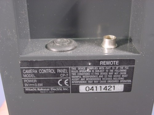 Hitachi CP-7 Internal Mountable Remote Control for the TU-Z3& TU-Z3A Triax Unit - Picture 2 of 2