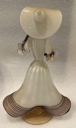 Vintage Murano Art Glass Sculpture Barovier Toso Dancing Blackamoor Lady - Picture 2 of 4
