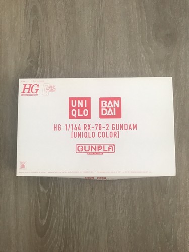 UNIQLO Color HG 1/144 RX-78-2 Gundam Plastik Modellbausatz (2019) Gunpla | Brandneu