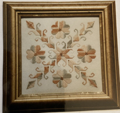 Vtg Rare Elegant Needle Designs WILDFLOWERS SAMPLER #9 Embroidery 1997 pattern