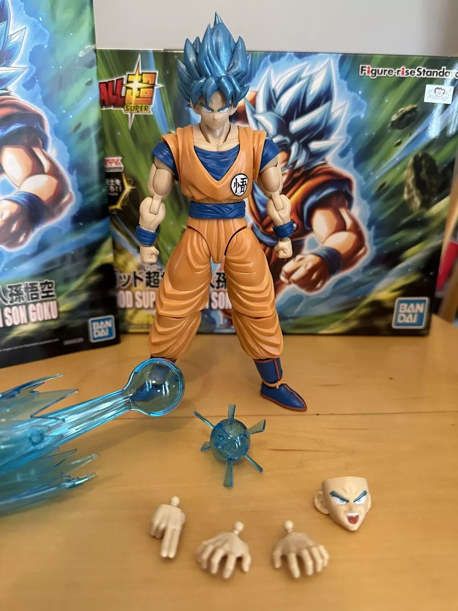 From HandMade Dragon Ball Goku Super Saiyan Blue 2 Anime Figure :  : Toys