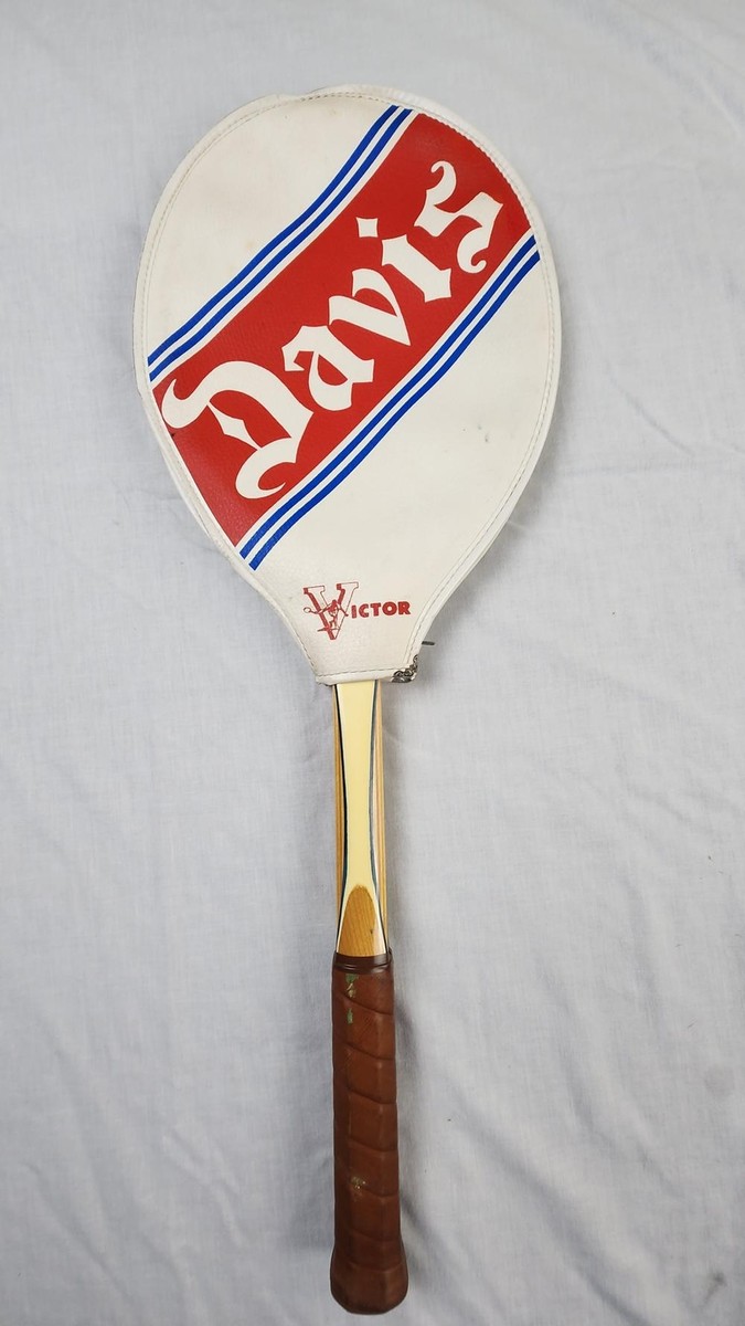 Raquette De Tennis Vintage En Bois Tad Davis Lady Elite