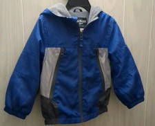 Osh Kosh B'gosh Boys Jacket Size 3T Blue lined hooded