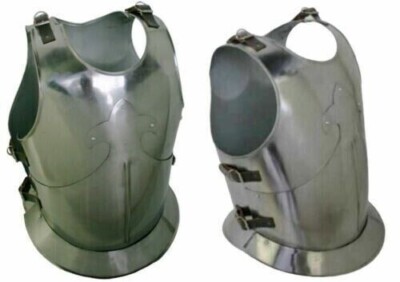 Medieval 18 gauge Steel Armor Breast Plate Jacket Cosplay Armor Costume