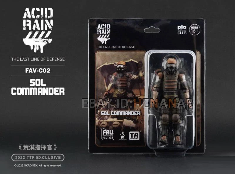 Acid Rain World FAV-C02 Sol Commander Limited Edition 1/18 Action Figure 3.75in - Image 2 of 4