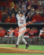 Al Leiter saves the 1999 Season for the NY Mets Photo Print Poster Wild Card
