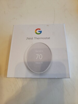 Google Nest Thermostat - Snow Model GA01334-US. SW9