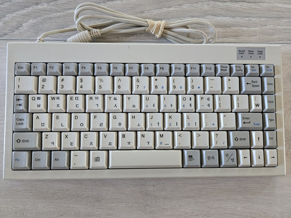 SEJIN SPR-8695 MINI KEYBOARD PS/2 Beige Used In Very Good