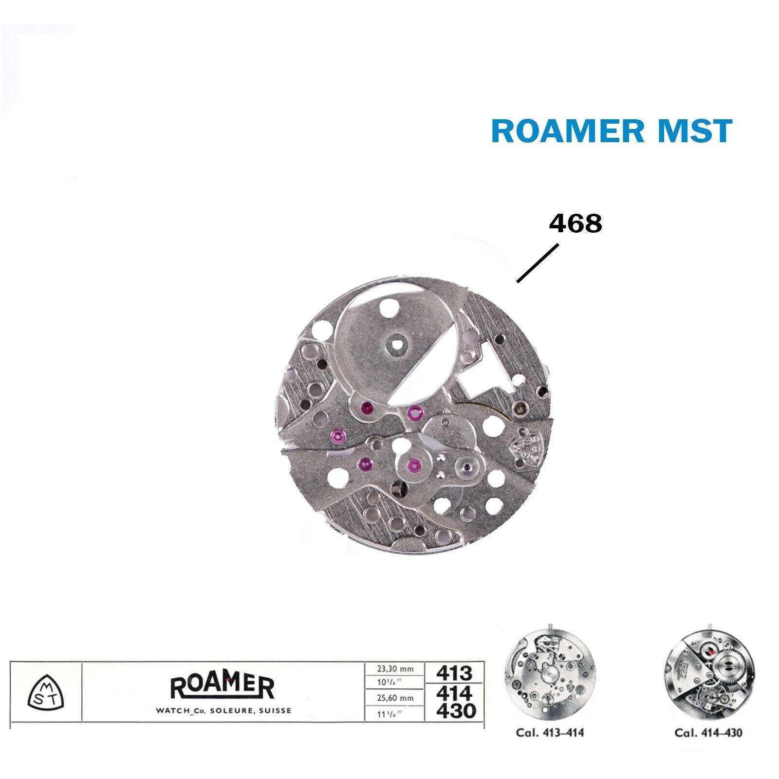ROAMER-MST-PIECES MOUVEMENT-CAL.466/468- RESSORT De Cliquet Piece 430 126954302896