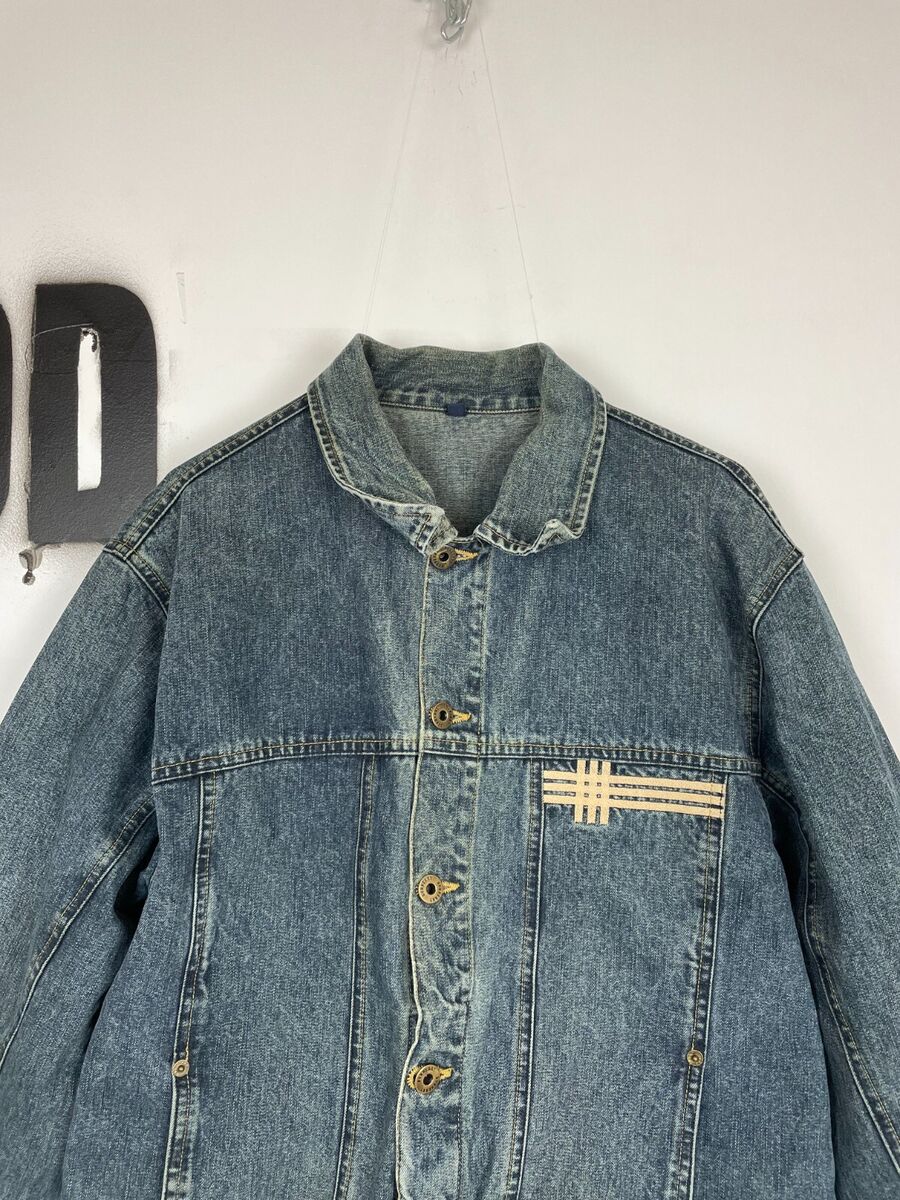 Burberry Vintage Denim Jacket Logo Faded Sz L | eBay Burberry Vintage Denim Jacket Logo Faded Sz L | eBay