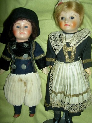 Ancienne poupée SFBJ Paris Bretonne Costume (61318