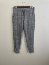 Reebok Joggers Sweatpants Comfy Lounge Activewear Gray Drawstring Size S
