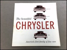 1954 Chrysler Vintage Car Sales Brochure Catalog - Windsor New Yorker Imperial