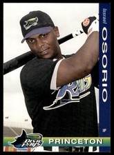 1999 Grandstand Issrael Osorio #NNO Team Card Princeton Devil Rays