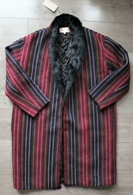 Vanessa Bruno coat with rabbit fur, NEW but no belt, RRP over £300
