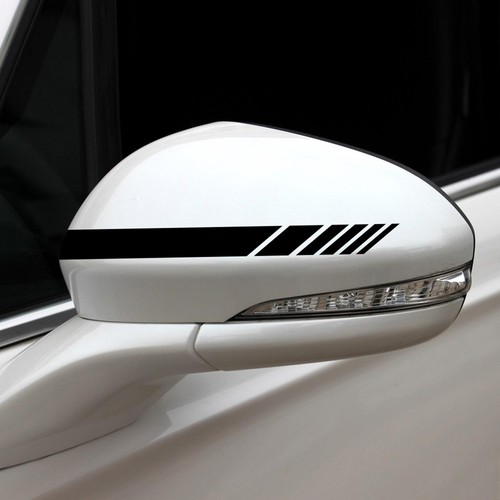 5Pcs Car Side Door Body Hood Rearview Mirror Decal Stripes Sticker Racing L5M2 - Picture 6 of 8