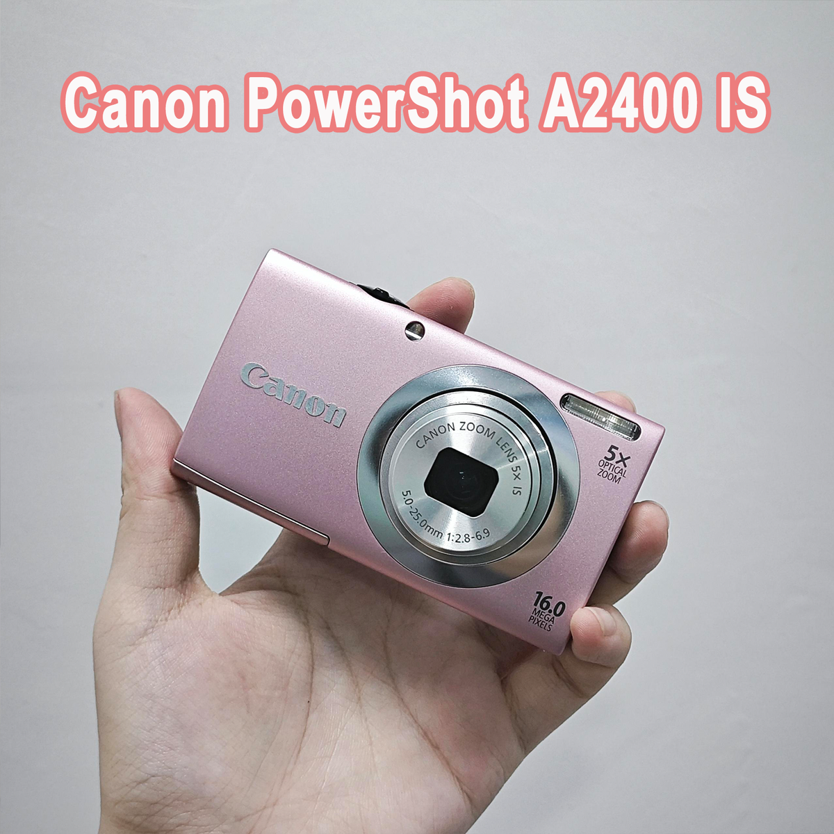 Canon PowerShot A2400 IS A2400IS 16.0 MP Digital Camera 5x Optical