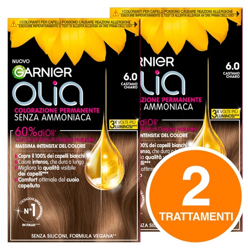 Garnier Olia Tinta Capelli Colorazione Permanente Trattamento Senza Ammoniaca - Foto 15 di 27