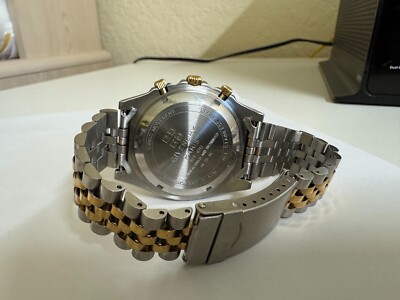 NOS Men's GIVENCHY chronograph Ref.0717 watch from 1990s