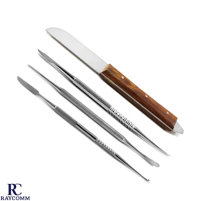 Set Di Spatole Per Cera Dentale LeCron, Acciaio Inox, Strumenti Per Laboratorio Odontotecnico