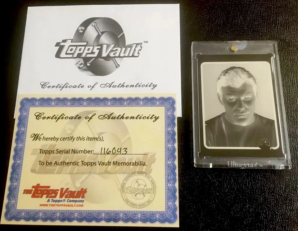 1979 Star Trek Topps Vault Mask Negative The Motion Picture #63 William Shatner - Image 2 of 4