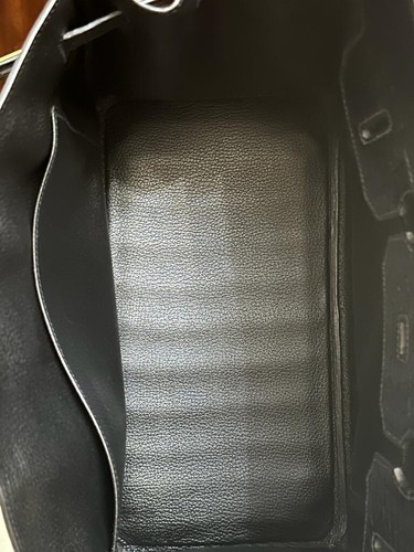 Hermes Birkin 35 Black Crocodile Shiny Porosus With GOLD Hardware - Picture 4 of 23