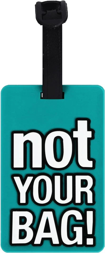 SANDT COLLECTION Not Your Bag Luggage Tag Suitcase ID Holder