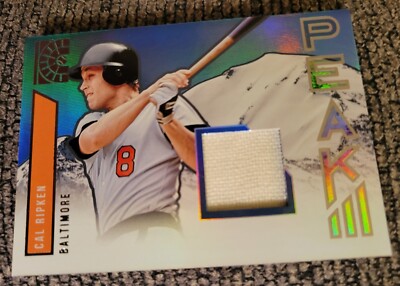 CAL RIPKEN JR Peak Materials Relic Patch | 2022 Panini Capstones ORIOLES